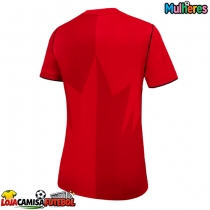 Camisa de Futebol Canadá Equipamento Principal Mulheres Mundo 2026 Manga Curta